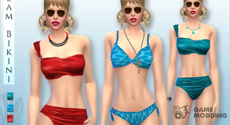 Glam Bikini для Sims 4