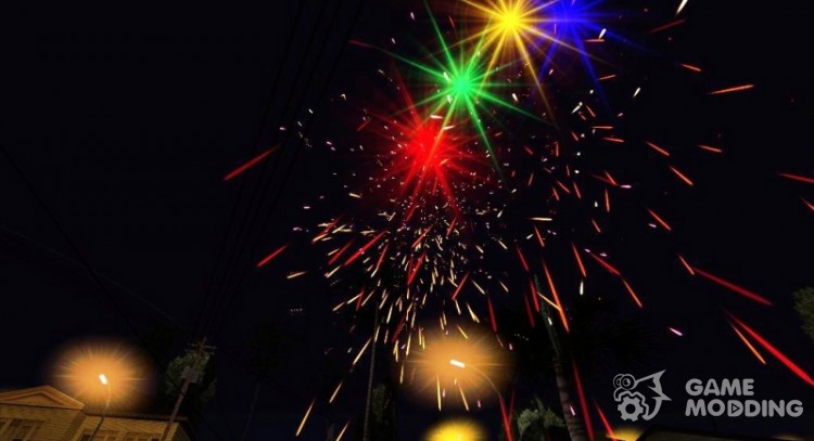 Los fuegos artificiales!!! para GTA San Andreas