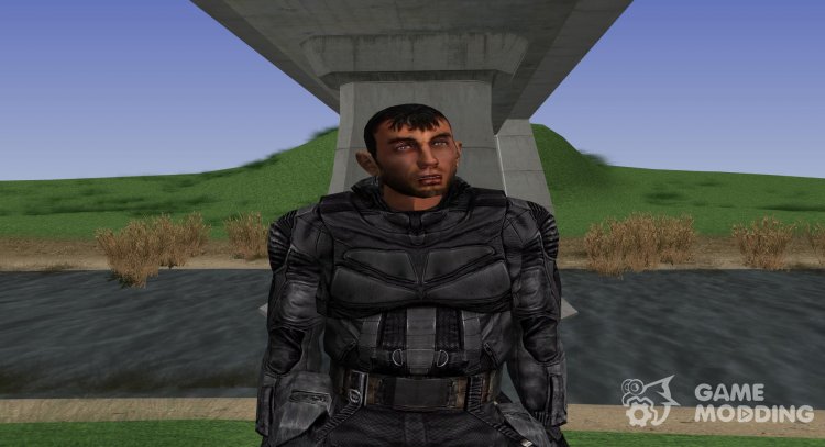 Член группировки Охотники за головами с уникальной внешностью из S.T.A.L.K.E.R v.2 для GTA San Andreas