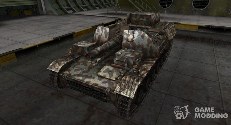 Mountain camouflage for Sturmpanzer II for World Of Tanks