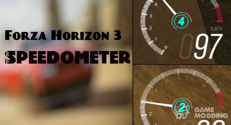 Forza Horizon 3 Speedometer для GTA San Andreas