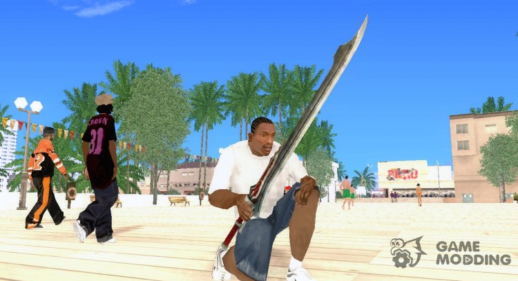 Nero sword from Devil May Cry 4 для GTA San Andreas