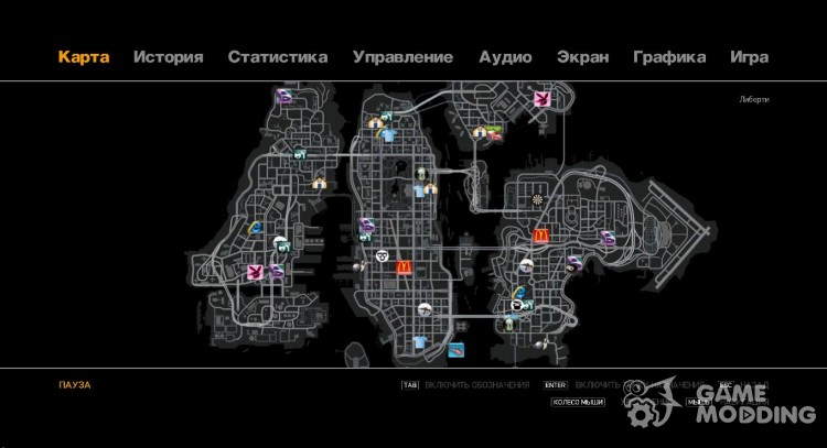 New Realistic Radar Icons for GTA 4