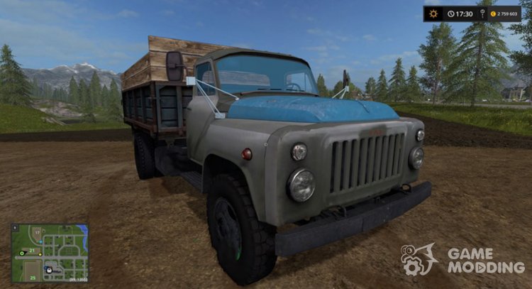 ГАЗ 53 для Farming Simulator 2017