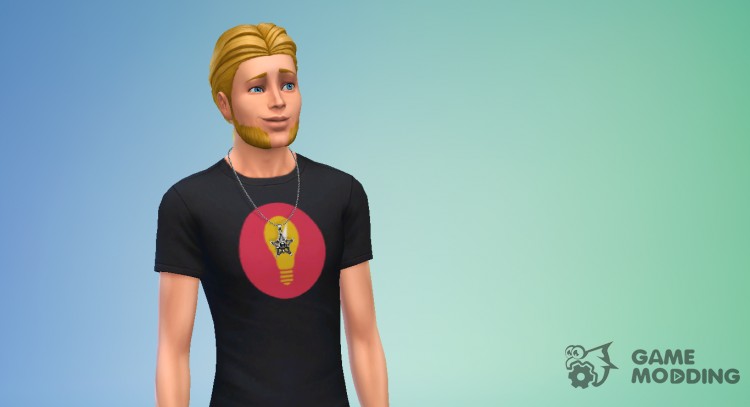 Мужской кулон № 05 для Sims 4