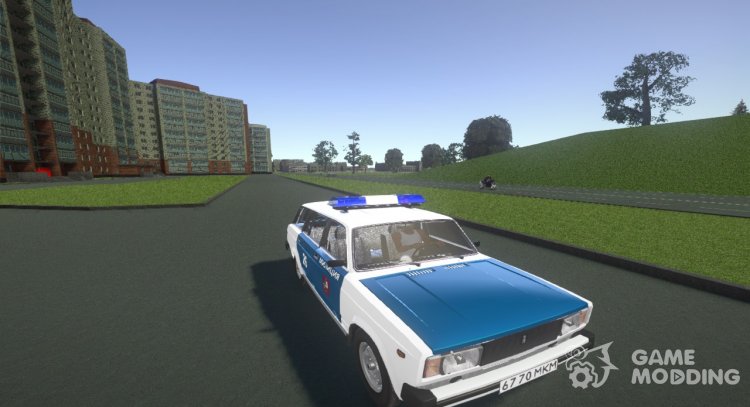 Vaz-2104 Policía 90-s para GTA San Andreas
