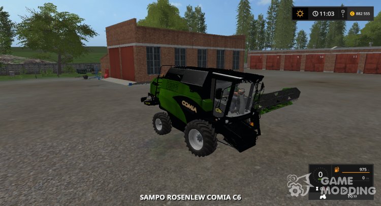 Sampo Rosenlew Comia C6 v1.0 for Farming Simulator 2017