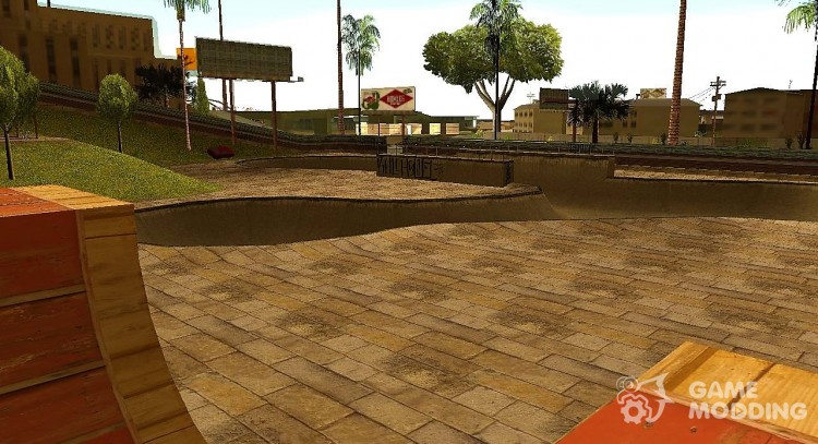 Скейтборд площадка HD для GTA San Andreas