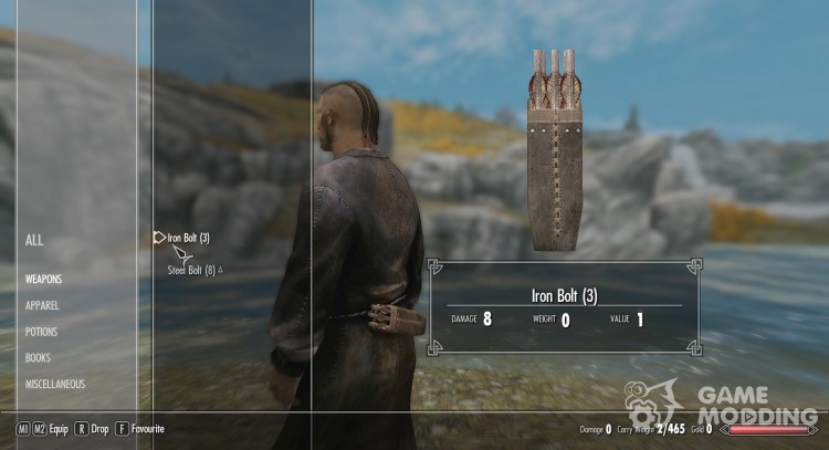 Los tornillos de hierro para ballestas para TES V: Skyrim