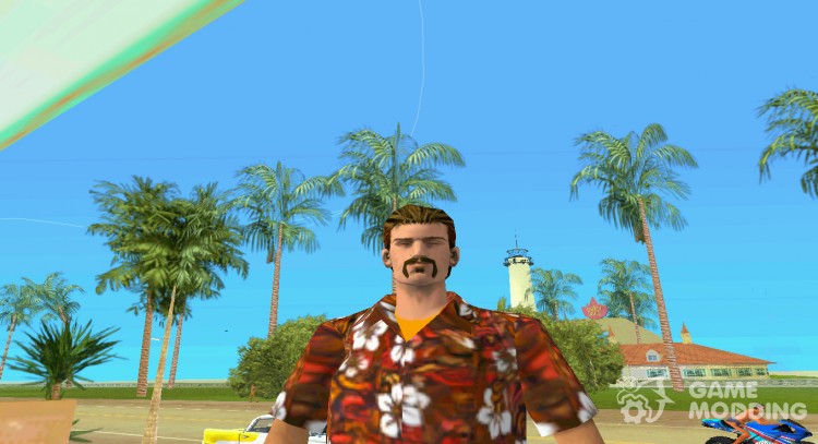 Man with moustache for GTA Vice City