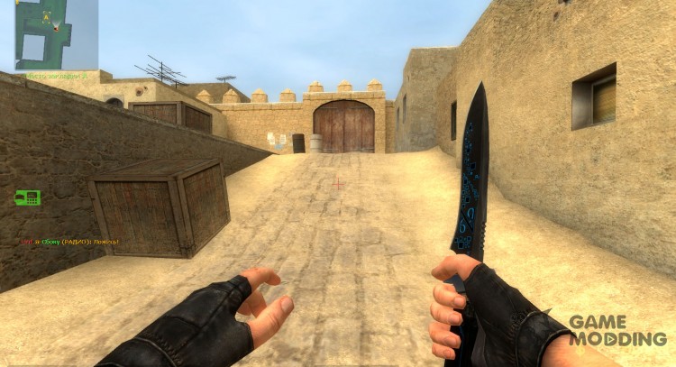 El cuchillo en el estilo de N69's (ретекстурирование) para Counter-Strike Source