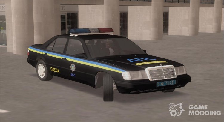 Policía Mercedes-Benz 300 e DPS Ucrania para GTA San Andreas