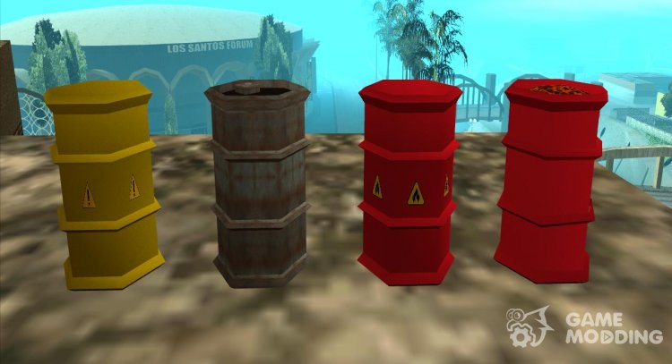 HD barrels for GTA San Andreas