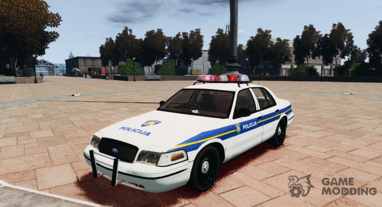 Ford Crown Victoria Croatian Police Unit para GTA 4