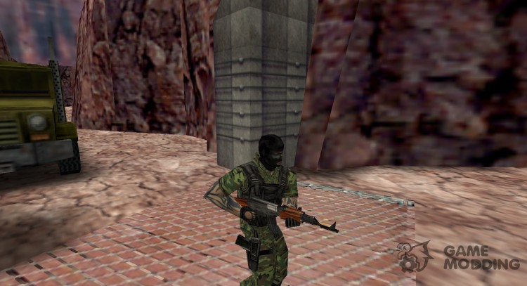 Woodland Camo Terror for Counter Strike 1.6