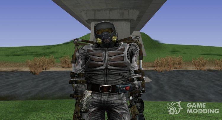 Miembro de la agrupación el Último día en ligero экзоскелете de S. T. A. L. K. E. R para GTA San Andreas