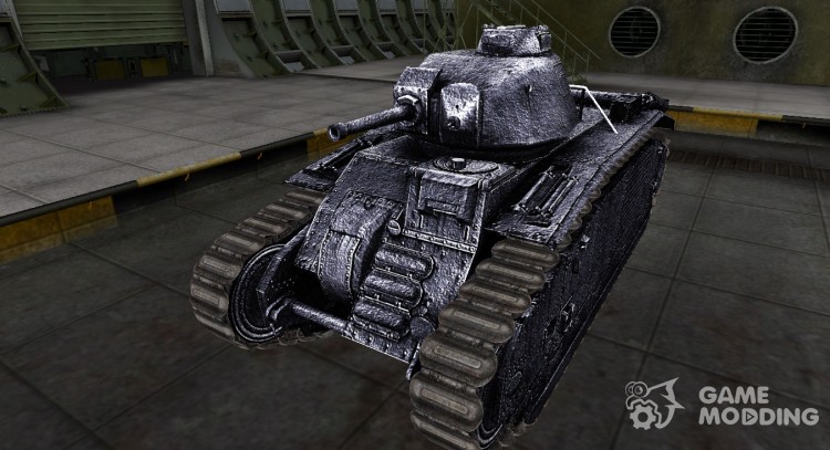 Dark skin for Panzerkampfwagen B2 (f) 740 for World Of Tanks