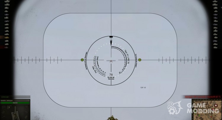 Sniper scope from marsoff (German) for World Of Tanks
