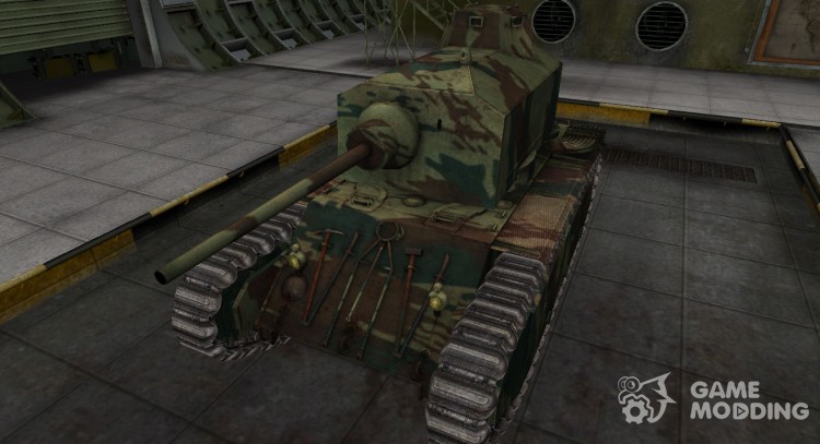 Французкий новый скин для ARL 44 для World Of Tanks