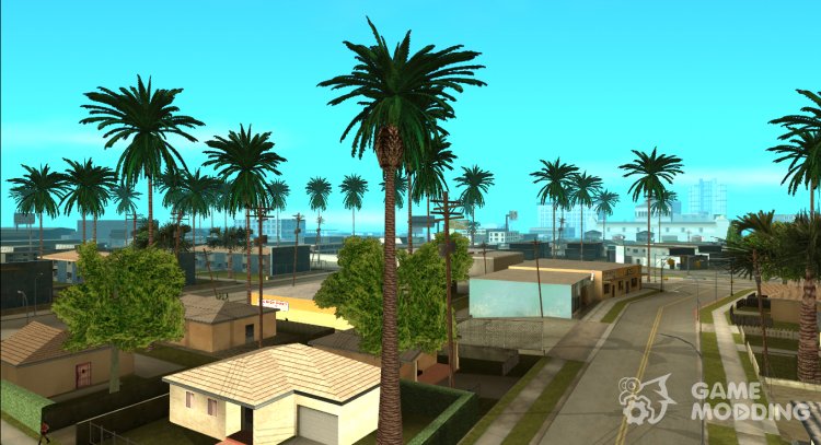 LQ Vegetation Mod для GTA San Andreas