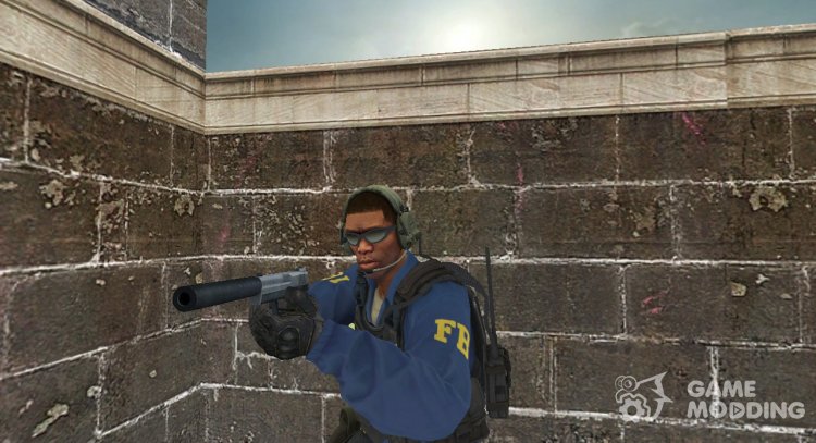 Новый FBI в очках из CSGO для Counter-Strike Source