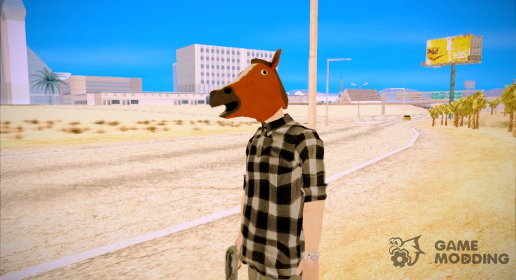 Horse mask ped для GTA San Andreas
