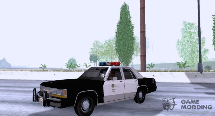 Ford Crown Victoria LTD de la policía de los ángeles 1991 para GTA San Andreas