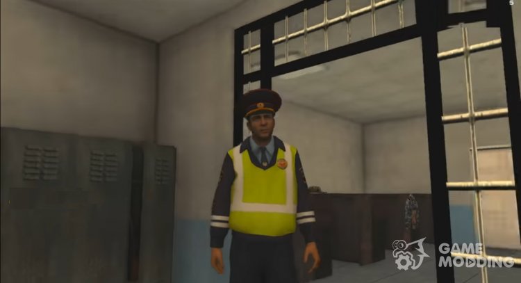 El oficial de la polica de trfico en la forma de un nuevo patrón de para GTA San Andreas
