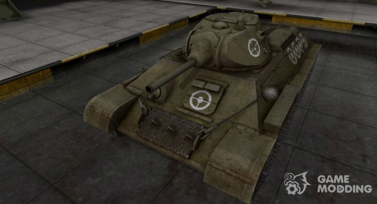 Зоны пробития контурные для T-34 для World Of Tanks