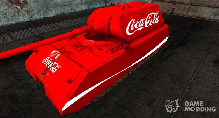 Skin for Maus Coca-Cola for World Of Tanks