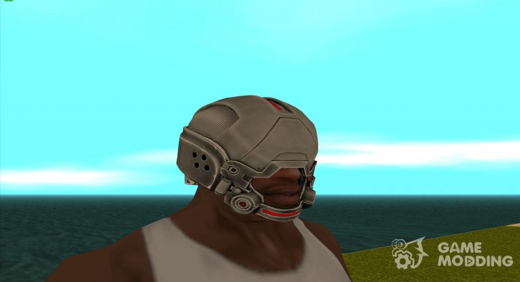 Белый шлем Кестрель из Mass Effect для GTA San Andreas