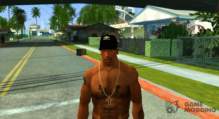 Umbro cap black for GTA San Andreas
