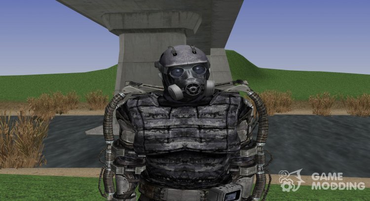 A member of the group alpha-dogs in the exoskeleton of S. T. A. L. K. E. R. for GTA San Andreas