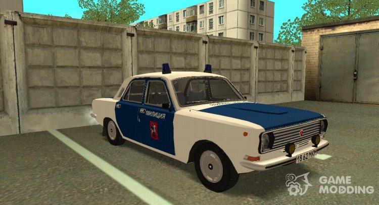 ГАЗ 24-10 ВОЛГА Милиция Москвы для GTA San Andreas