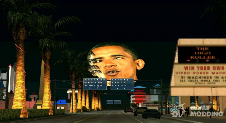 Barack Obama the moon para GTA San Andreas