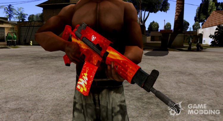 New year's Eve Daewo K1 from WarFace for GTA San Andreas
