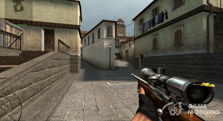 Wood / Chrome Awp for Counter-Strike Source