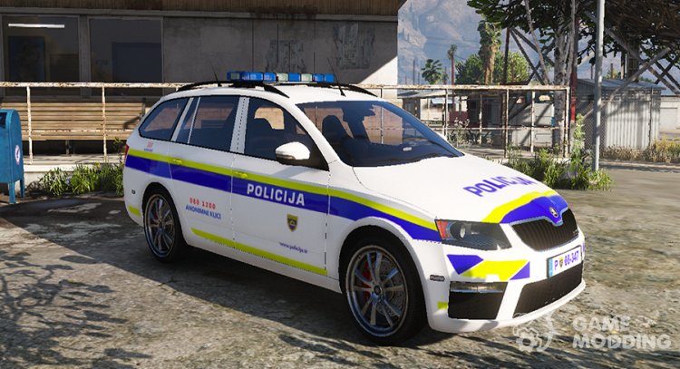 Skoda Octavia Caravan Slovenian Police для GTA 5