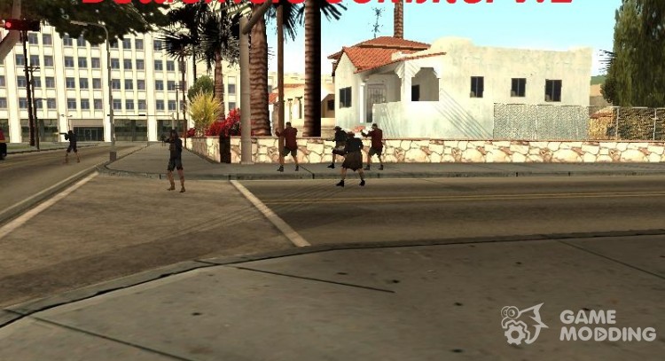 Бешеные бомжи v.1 для GTA San Andreas
