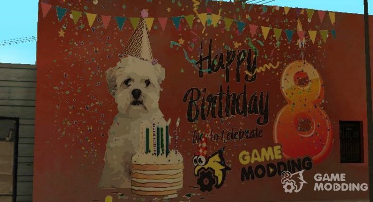 Happy Birthday GM! para GTA San Andreas