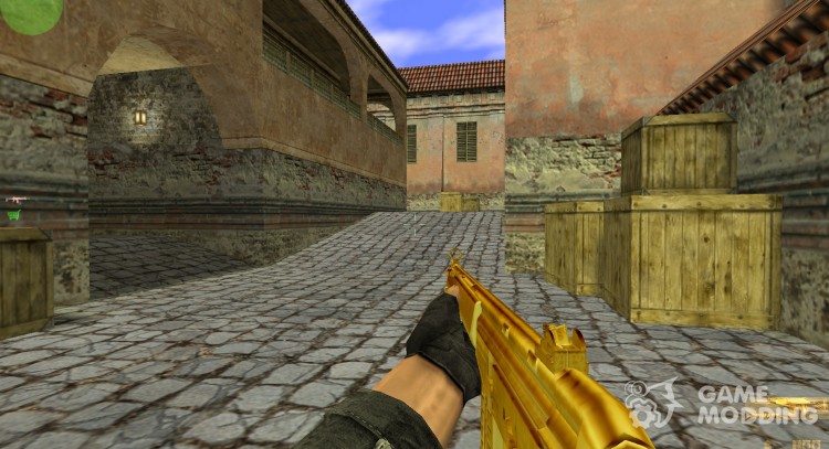 Realistic Gold G3 on ManTuna anims for Counter Strike 1.6