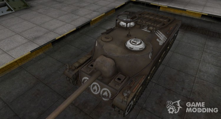 La zona de ruptura de contorno para el T28 para World Of Tanks