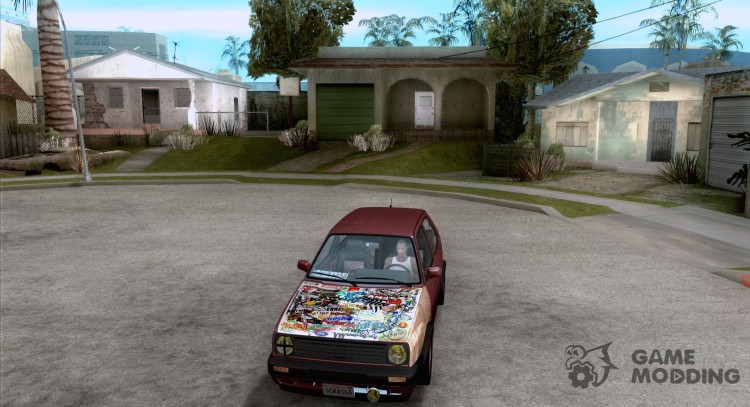 Volkswagen Golf 2 rata estilo para GTA San Andreas