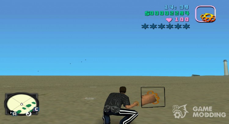 Golden claw for GTA Vice City