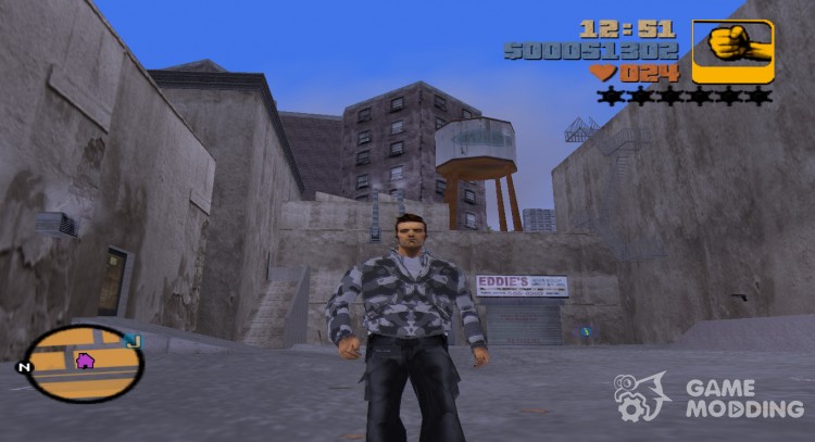 Claude clothing for GTA 3