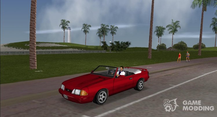 1989 Ford Mustang Foxbody (VC Style) для GTA Vice City