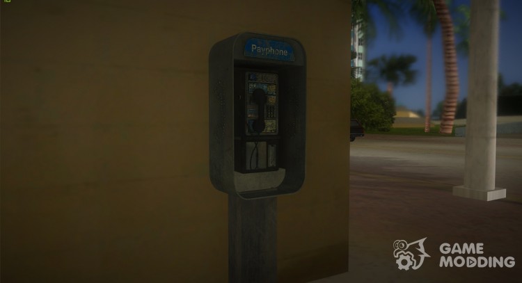 High Quality Payphones для GTA Vice City