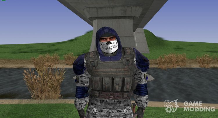 Miembro de la agrupación de cielo Oscuro en TN-1 de S. T. A. L. K. E. R v.1 para GTA San Andreas