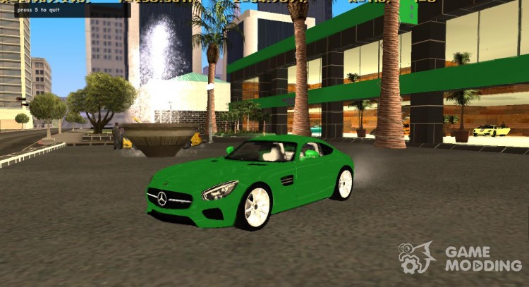 Mercedes-benz AMG GT для GTA San Andreas