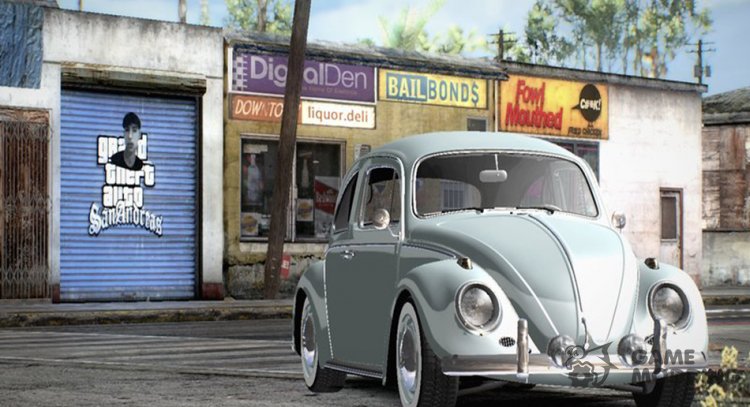VW Beetle 1966 для GTA San Andreas